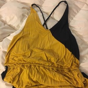 Blue And Gold Mossimo Maxi Dress